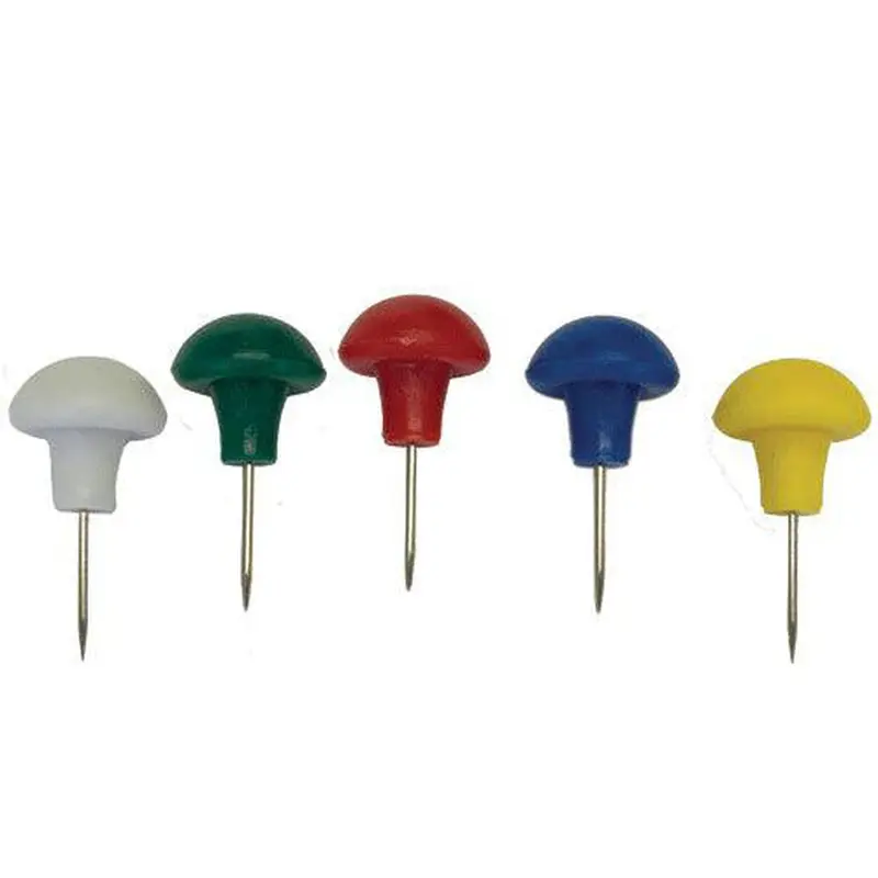 C.S. Osborne Push Pins 1-1/4" - 100/BoxWhite