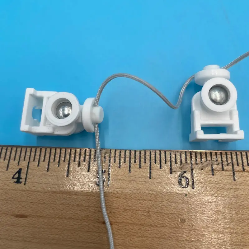 Ripplefold Carriers 120% Fullness 1-7/8" Spacing - 500 Carriers/Roll K82120025White