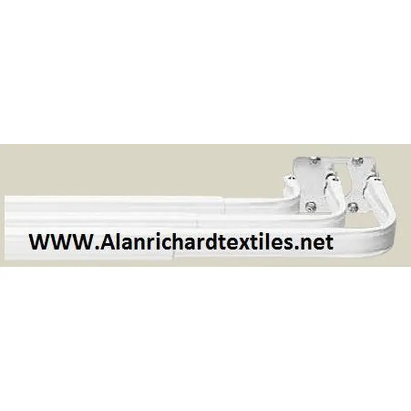 Triple Curtain Rod 51"-86" Clearance 1-1/4" ;1 Support