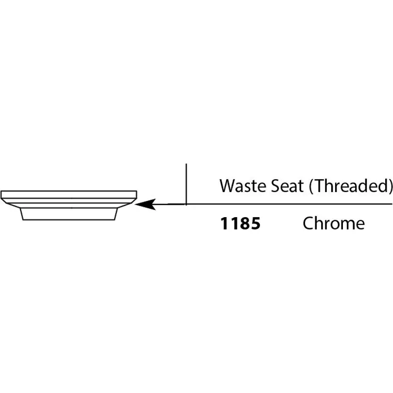 Moen Drain Seat (thredded)Chrome