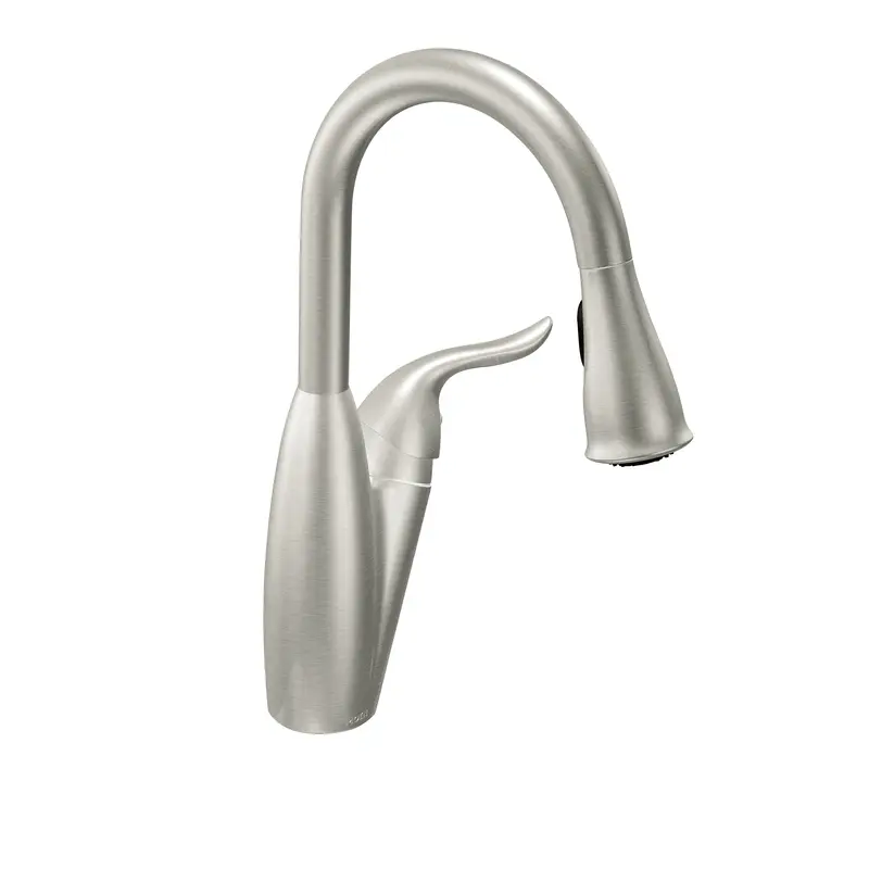 Solidad Classic stainless one-handle high arc kitchen faucetClassic Stainless