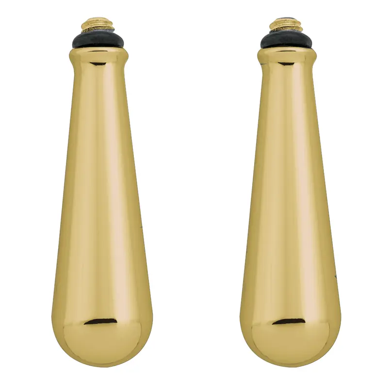 Traditional Polished brass Replacement Handle Knob InsertPolished Brass