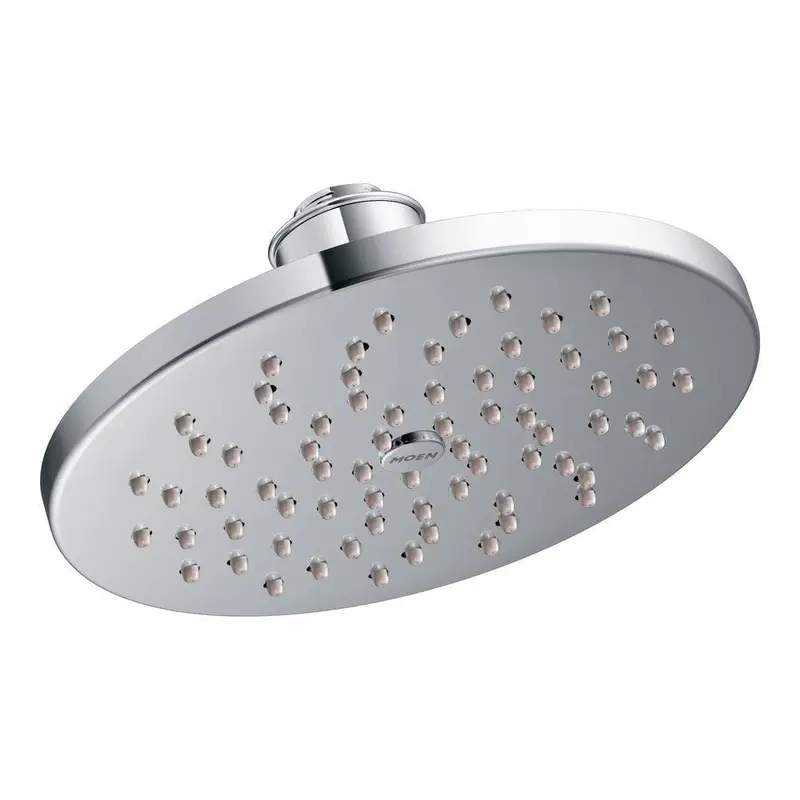 1-Spray 8 in. Single Wall Mount Fixed Shower Head in ChromeChrome / 2.5 / 3.000