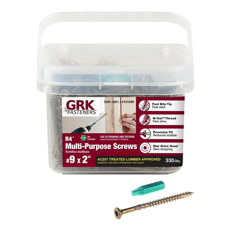 #9 x 2 in. Star Drive Bugle Head R4 Multi-Purpose Wood Screw (330-Pack)0.0080 / 330 / 0.008