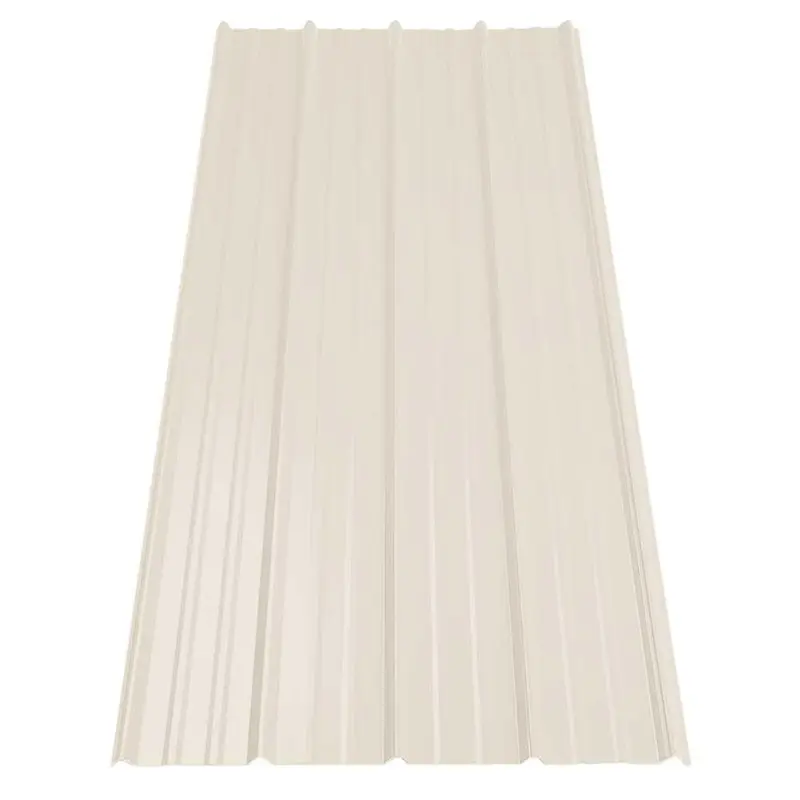 10 ft. SM-Rib Galvalume Steel 29-Gauge Roof/Siding Panel in White22.301 / piece