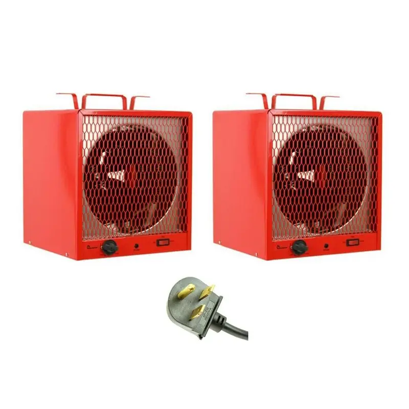 11.5 in. L 240-Volt 5600-Watt Garage Workshop Portable Baseboard Heater (2-Pack)24 / each
