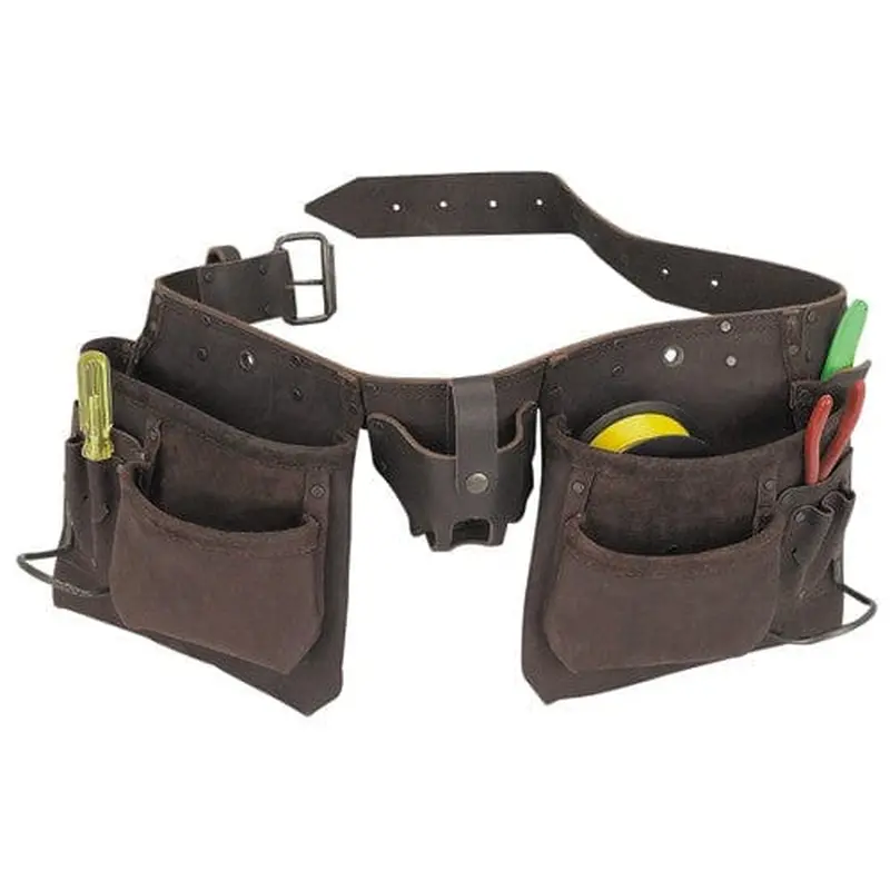 12 Pocket Oil Tanned Tool Belt