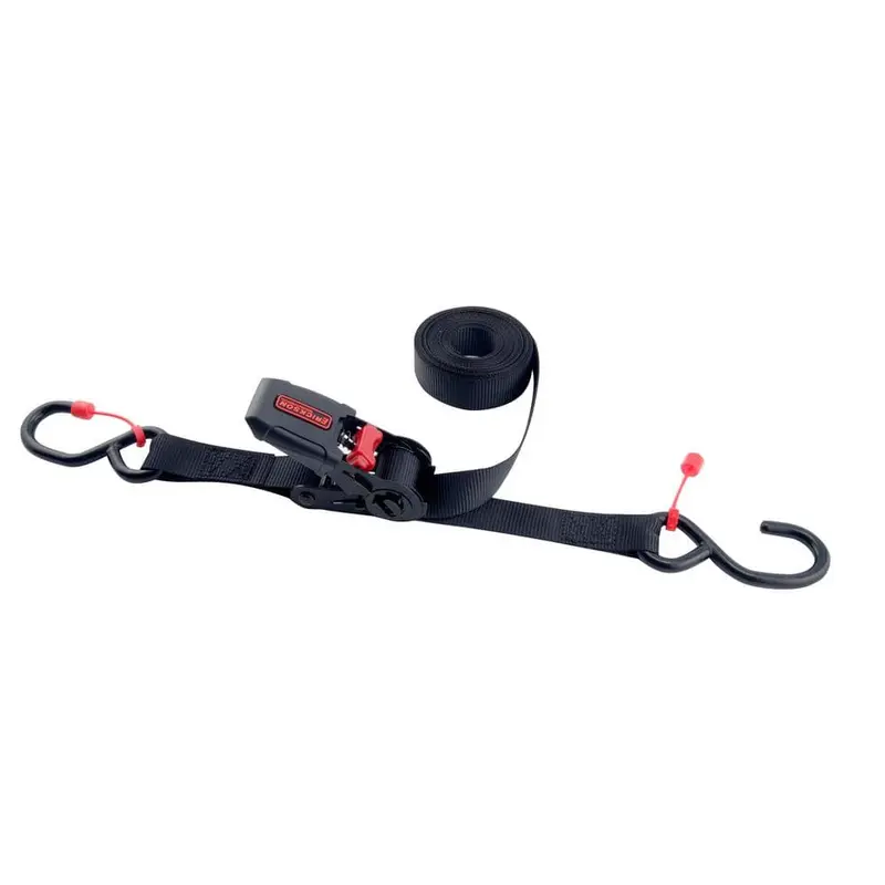 15 ft. x 1 in. Ratchet Straps with Cap Locks (2-Pack)
