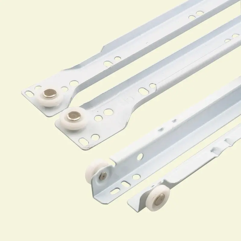 19-3/4 in. White Painted Steel Bottom-Mount Self-Closing Drawer Slides (1-pair)1.18 / each
