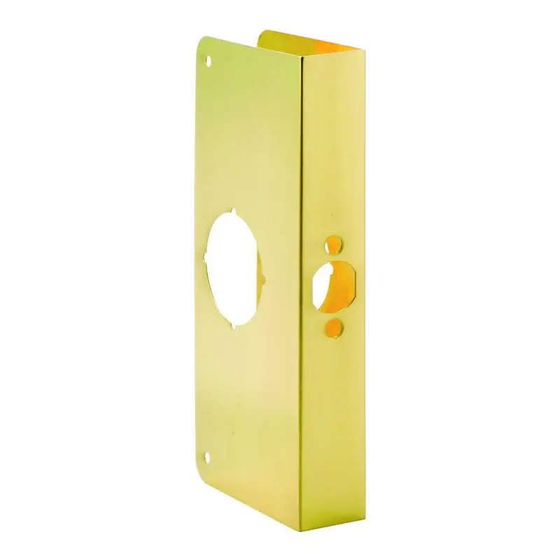 2-3/8 in. x 1-3/8 in. Solid Brass Door Reinforcer