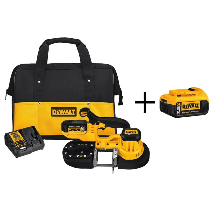 20-Volt MAX Lithium-Ion Cordless Band Saw Kit with Bonus 6.0 Ahr Battery Pack17.15 / each