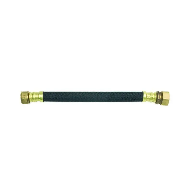 3/4 in. FIP x 7/8 in. O.D. Compression x 12 in. Polymer Braided Water Heater Connector (0.57 in. I.D.)0.5161 / each