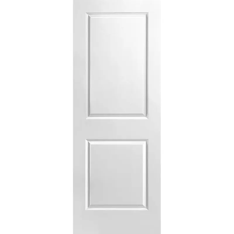 30 in. x 80 in. Solidoor Smooth 2-Panel Solid Core Primed Composite Interior Door SlabNo Bore / Primed White / 36 x 80