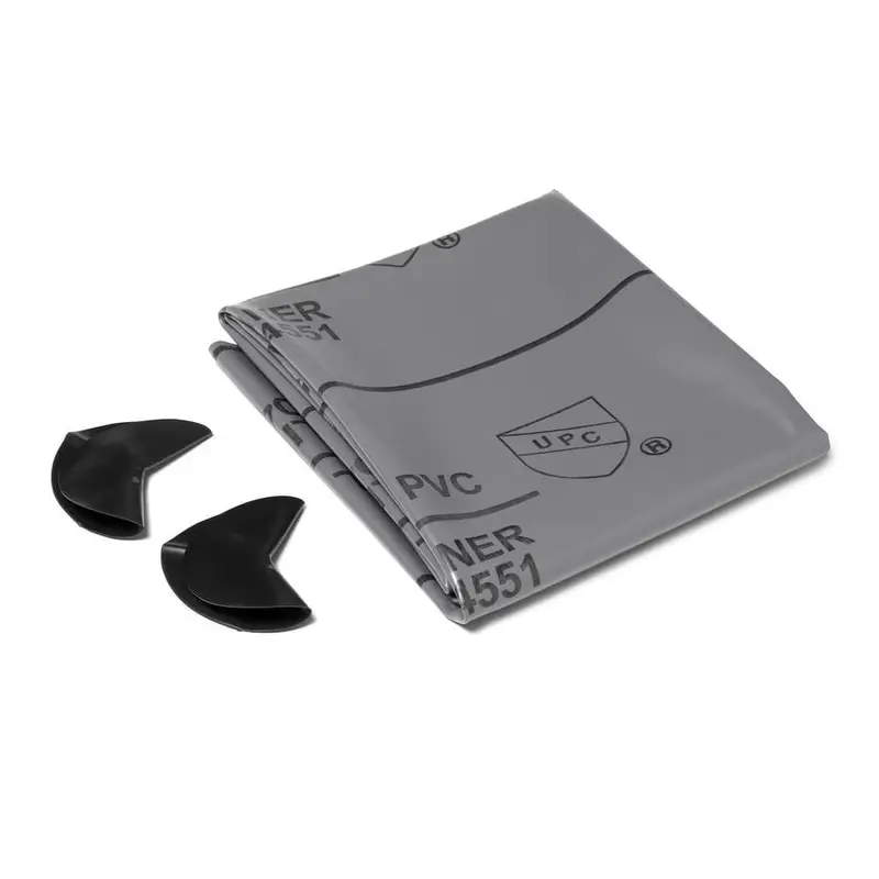 5 ft. x 6 ft. Shower Pan Liner Roll with 4-Pack of Corner Dams