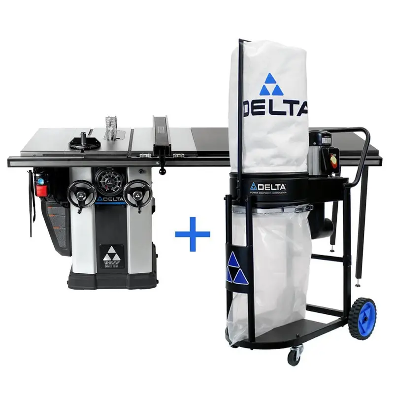 5 HP Motor 10 in. Unisaw with 52 in. Biesemeyer Fence System and a FREE 1.0 HP Dust Collection System748 / each