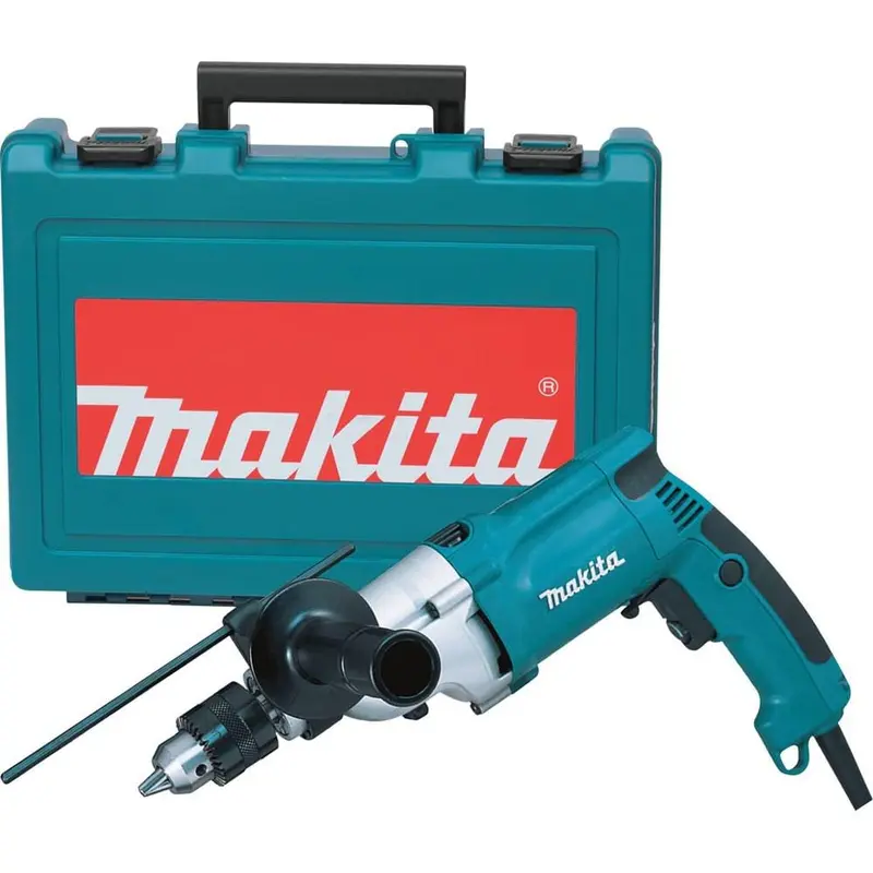 6.6 Amp 3/4 in. Corded Hammer Drill with Torque Limiter Side Handle Depth Gauge Chuck Key Hard Case5.6 / each