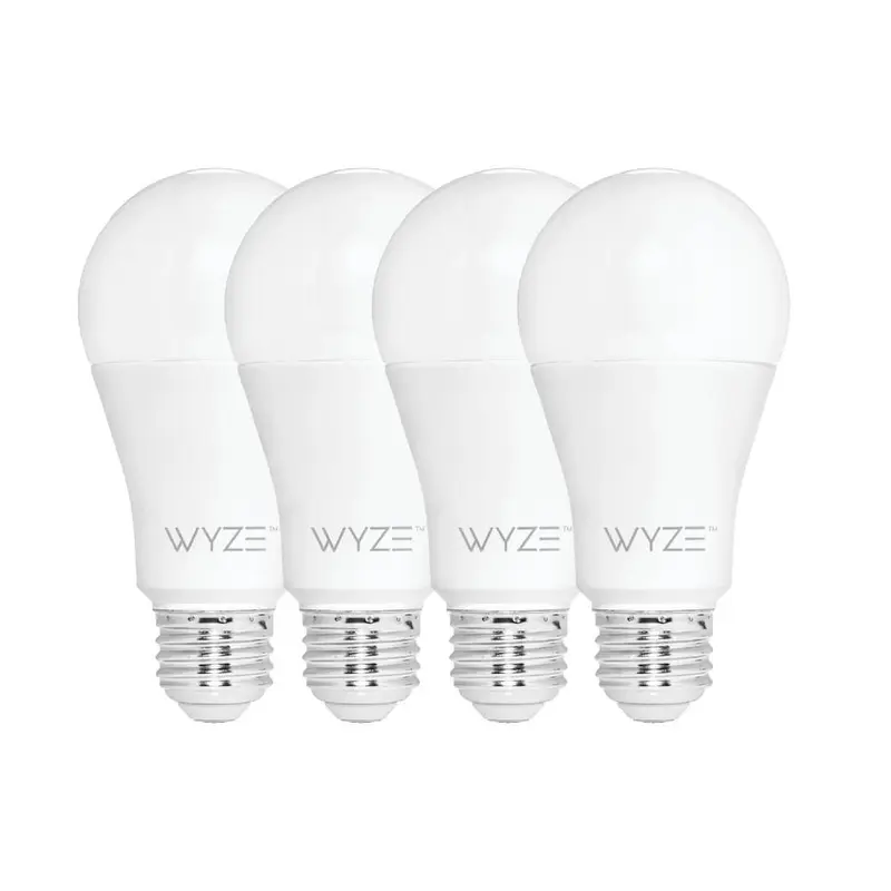 60-Watt Equivalent White 800 Lumens A19 Dimmable Wi-Fi LED Smart Light Bulb Tunable  Alexa and Google Assistant (4-Bulb)1.5 / each