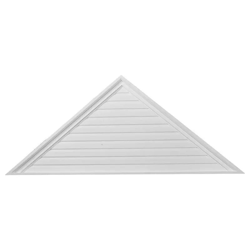 65 in. x 21.75 in. Triangle Primed Polyurethane Paintable Gable Louver Vent4.78 / each