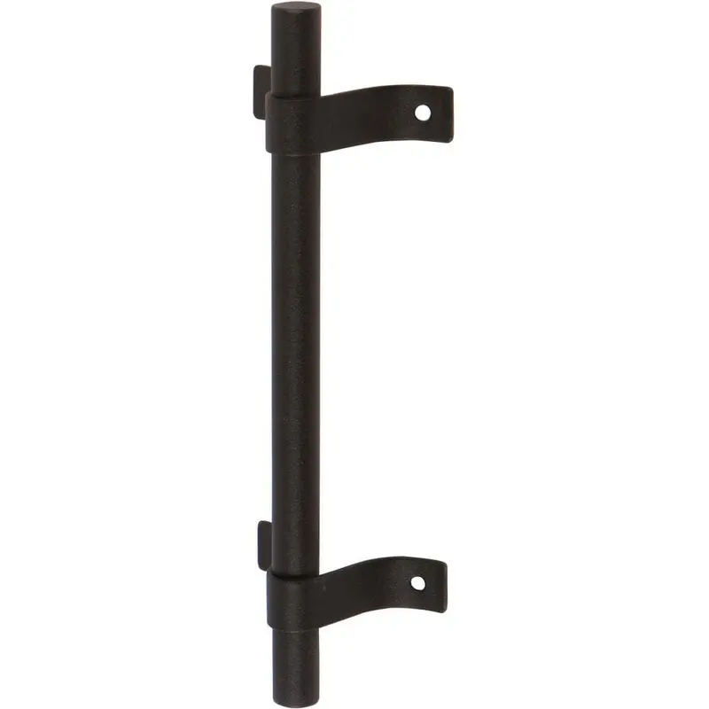 7-3/4 in. Black Barn Door Hardware Tubular H32 Pull Handle