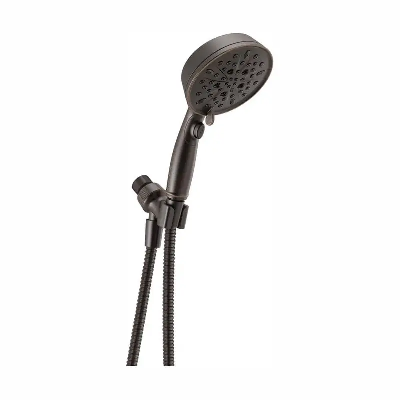 7-Spray 5 in. Single Wall Mount Handheld Shower Head in SpotShield Venetian Bronze2.5 / each
