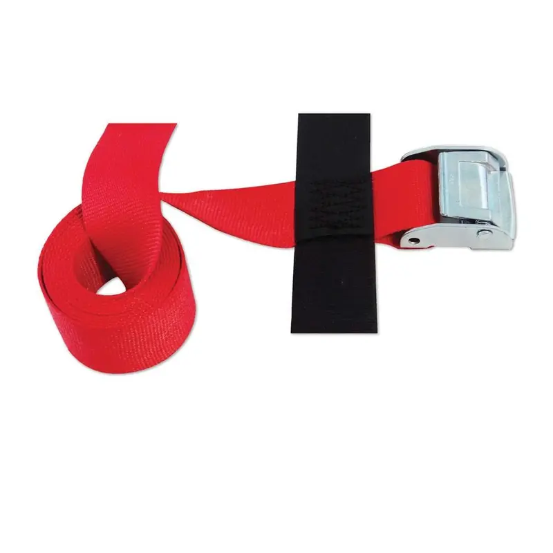 8 ft. x 2 in. Cinch Strap with Ratchet in Red