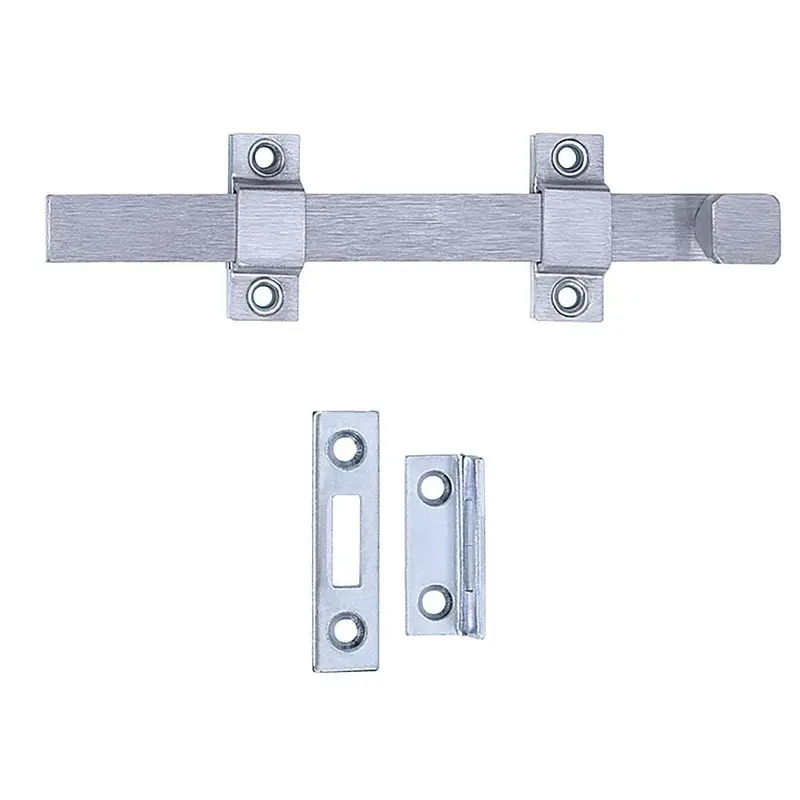 8 in. Satin Chrome Surface Bolt