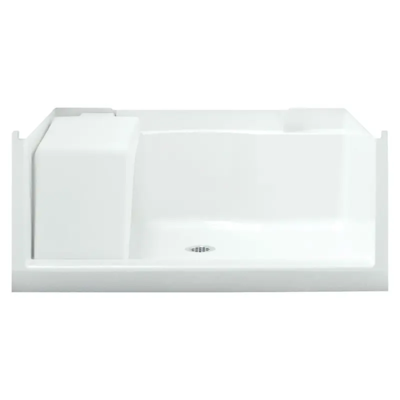 Accord 36 in. x 48 in. Single Threshold Shower Base in WhiteWhite / Center / 70.7