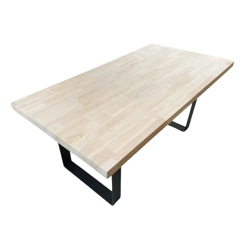 allen   roth 8-ft x 25-in x 1.5-in Finger-jointed Natural Straight Hevea Butcher Block Countertop