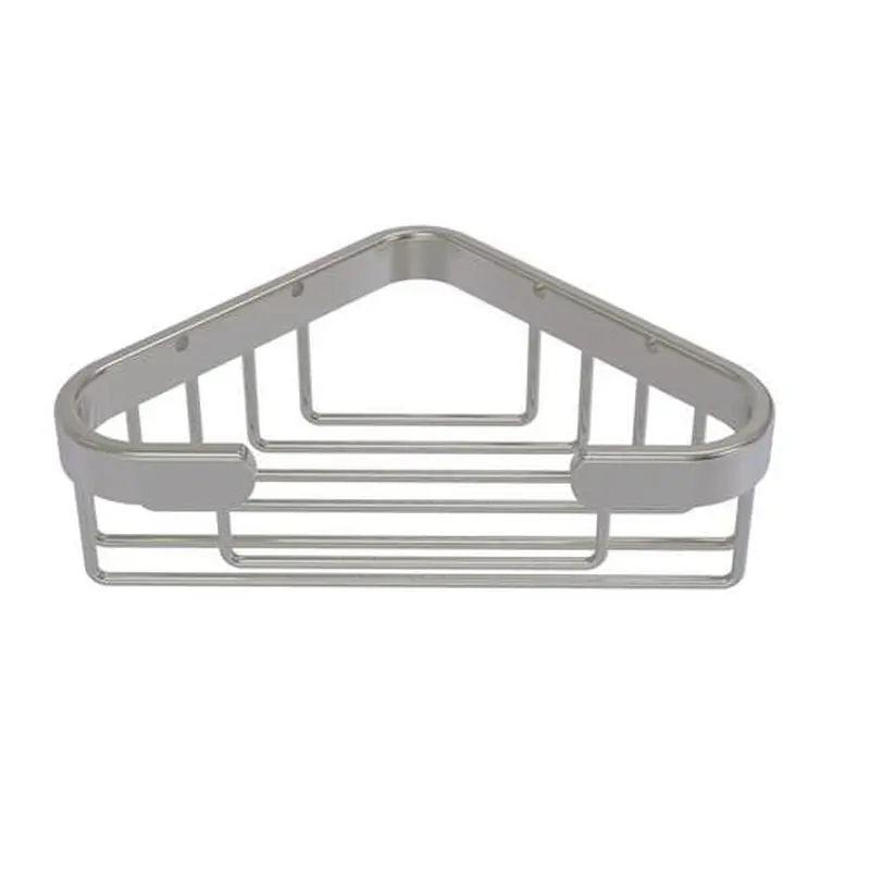Allied Brass Corner Soap Basket in Satin Nickel