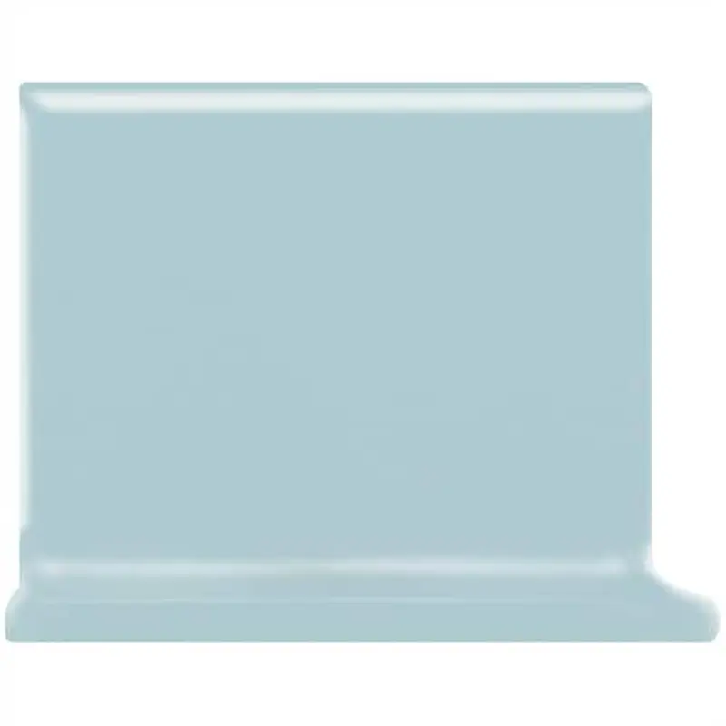 American Olean Matte Glacier Ceramic Cove Base Tile (4-in x 4-in)