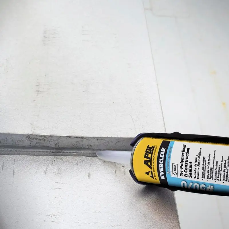 APOC EverClear 10.1-fl oz Waterproof Elastomeric Cement Roof Sealant