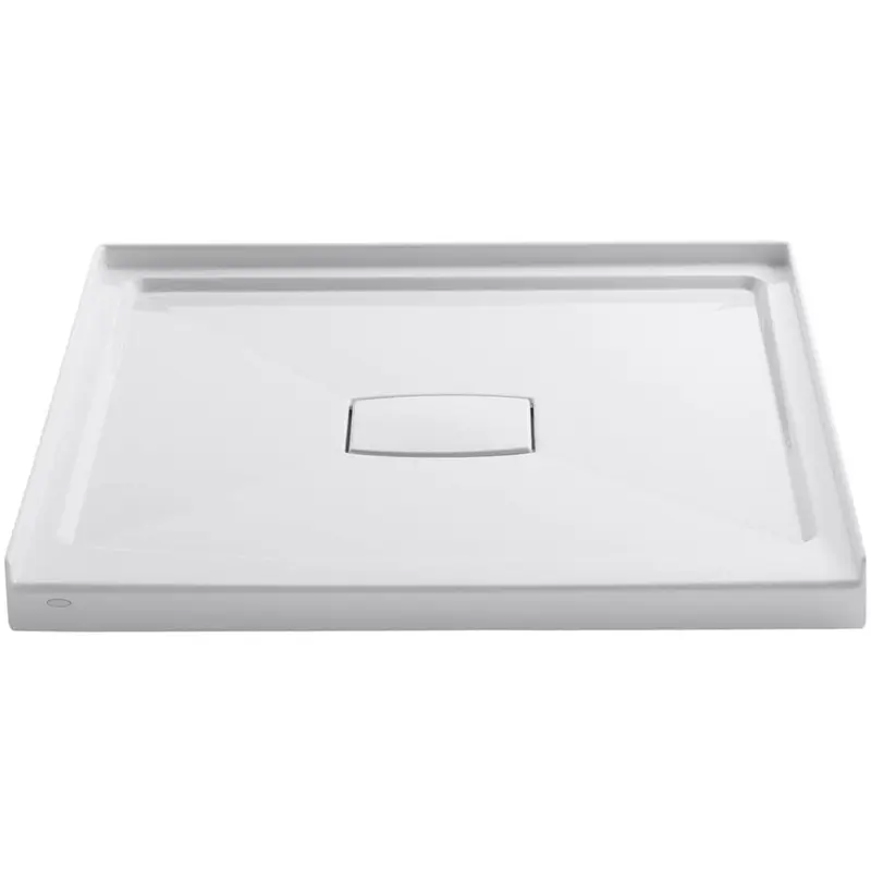 Archer 42 in. x 42 in. Single Threshold Shower Base in WhiteWhite / Center / 51