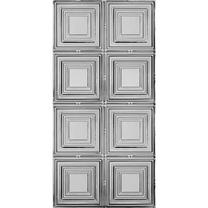 Armstrong Ceilings 48-in x 24-in Metallaire Medium Panels Lacquered Steel Metal/Tin Surface-Mount Panel Ceiling TilesBrass / Case