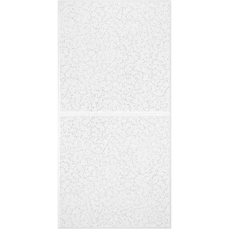 Armstrong Ceilings 48-in x 24-in Scored Contractor 10-Pack White Fissured 15/16-in Drop Acoustic Panel Ceiling Tilessq/ft