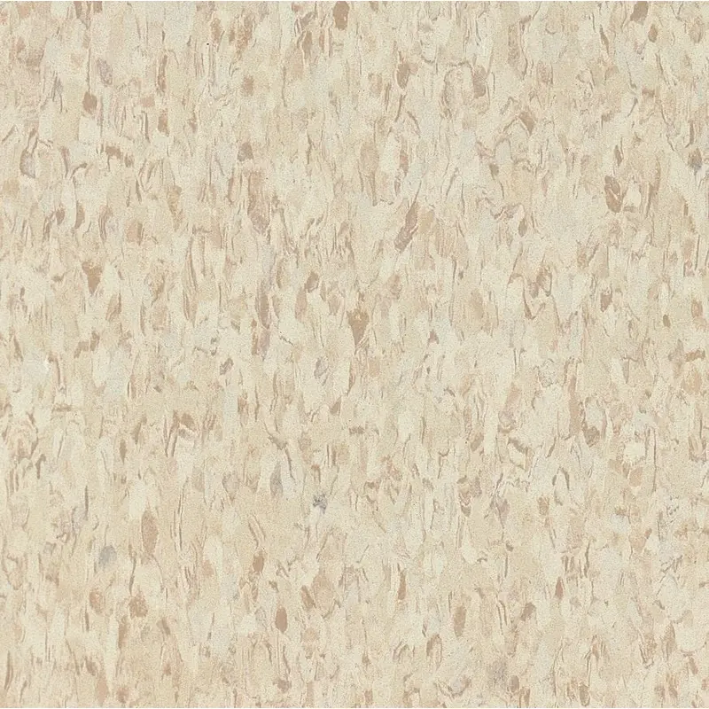 Armstrong Flooring Imperial Texture VCT Sandrift White 125-mil x 12-in W x 12-in L Commercial Vinyl Tile Flooring (1-sq ft/ Piece)Sandrift White