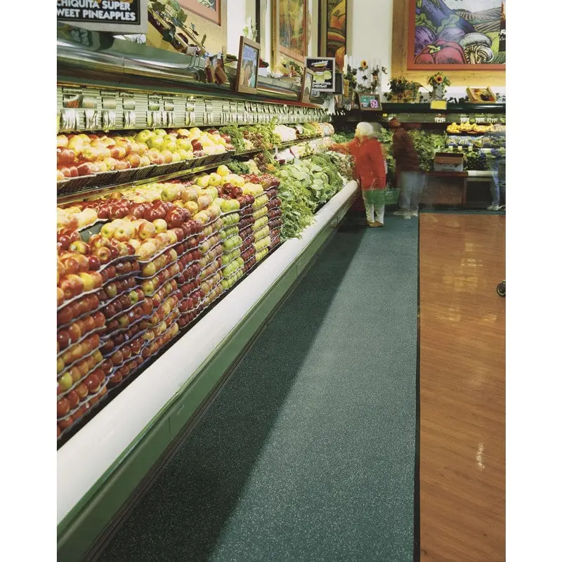 Armstrong Flooring Safety Zone 45-Piece Dark Basil Commercial VCT Tilesq/ft