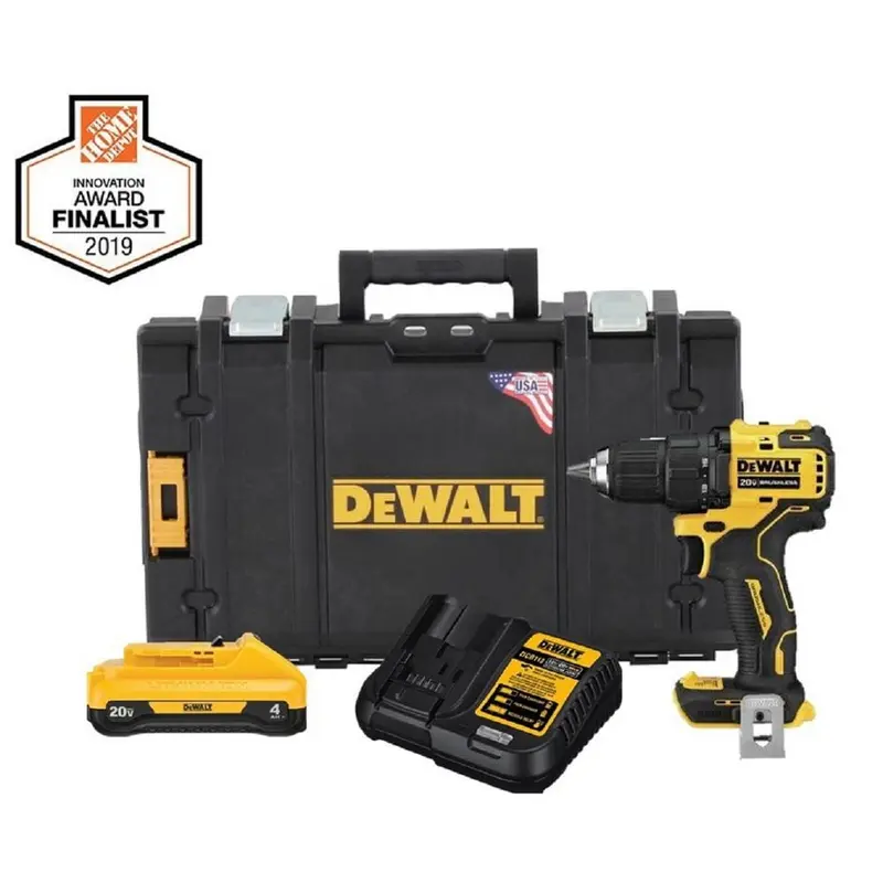ATOMIC 20-Volt MAX Brushless Cordless 1/2 in. Drill/Driver Kit with Battery 4 Ah, Charger/Tough System 22 in. Toolbox15 / each
