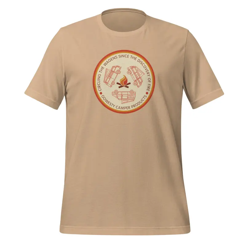 Circle the Wagens T-shirtTan / S