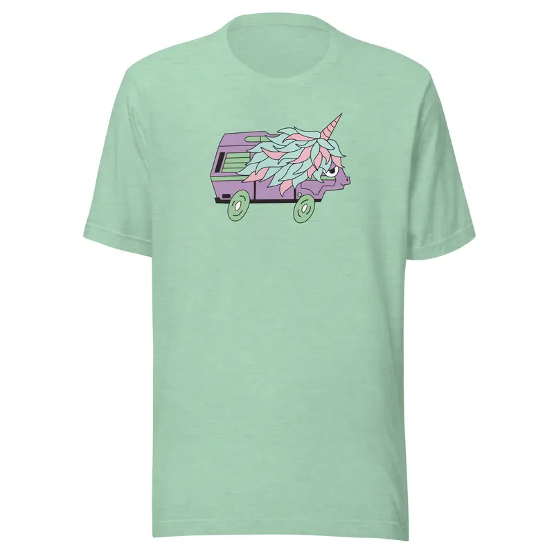 High-Top Hazel Unicorn T-ShirtBlack (Heather) / XS