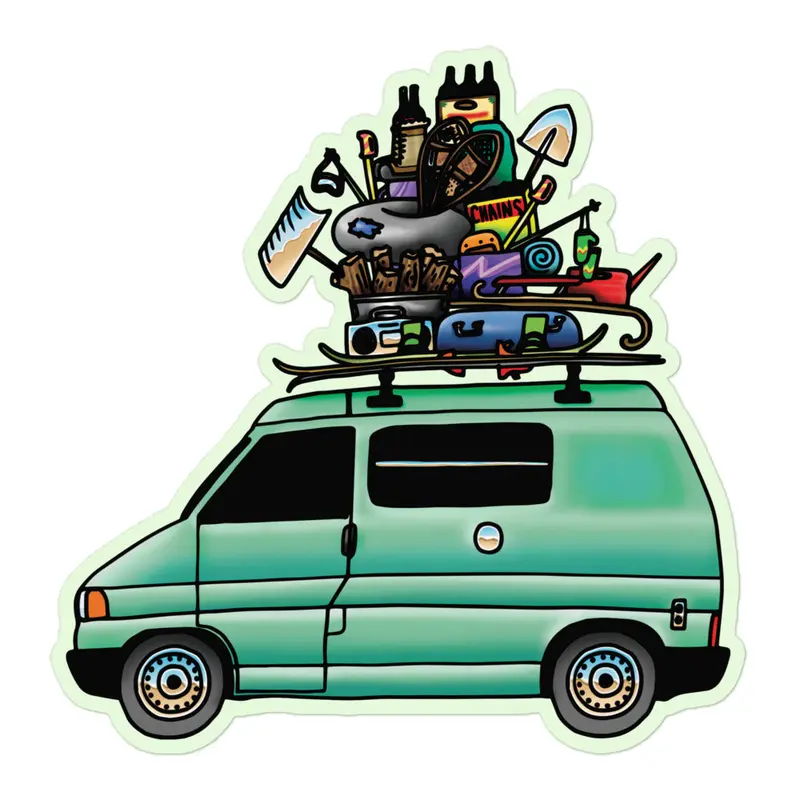 RAD Eurovan Sticker33