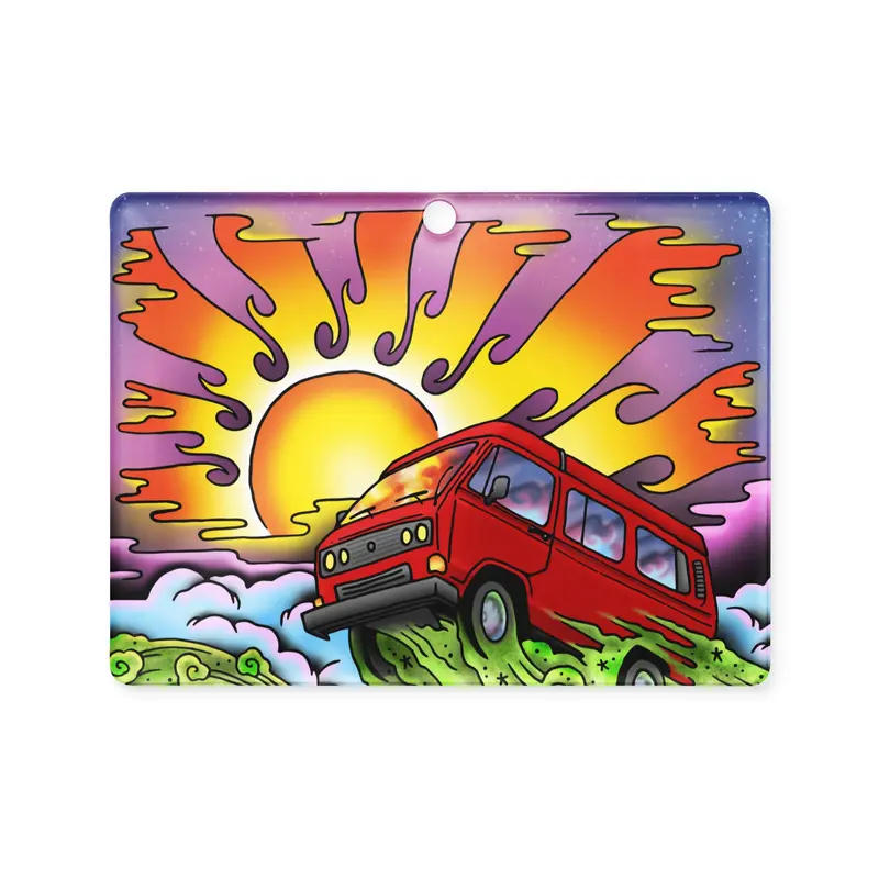 Van & Sun Acrylic OrnamentCircle