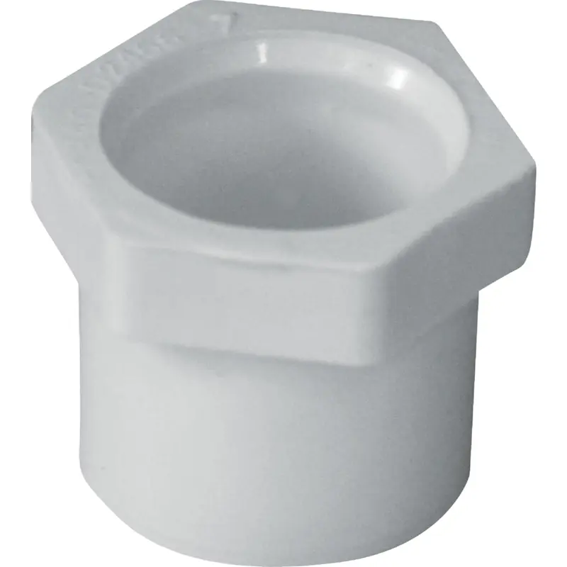 Charlotte Pipe 1-1/2 In. SPG x 1-1/4 In. Slip Schedule 40 PVC Bushing