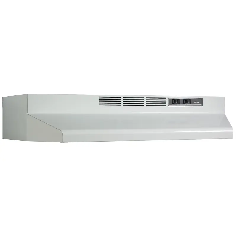 Broan 42-Inch Convertible Under-Cabinet Range Hood, 230 Max Blower CFM, White