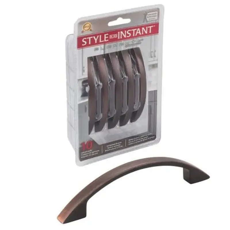 Hardware Resources Elements Arched Somerset Cabinet Pull10-Pack / Satin Nickel