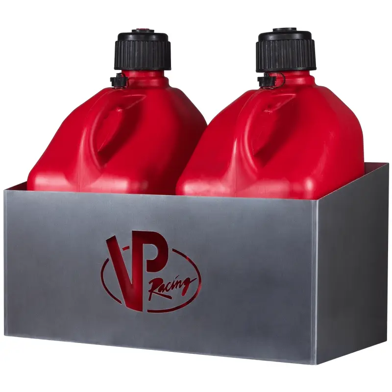 VP Racing Fuel 3943 5 gal U-Jug Red ; Plastic Product Formers 5 Gal. Square Plastic Multi-Purpose Utility Jug Red Pack