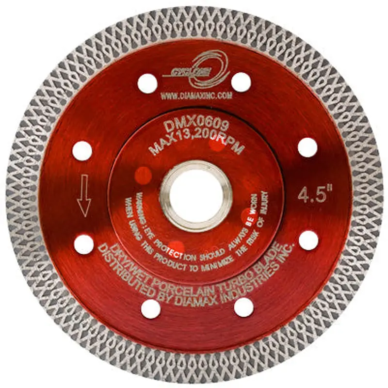 Diamax Cyclone Porcelain Turbo (Bridge Saw) Blades12"