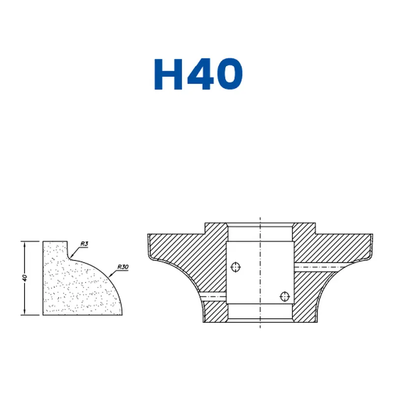 H40(40mm Dupont - Line 60 (Bore 35))EHS Kit (All materials high speed) / Breaker