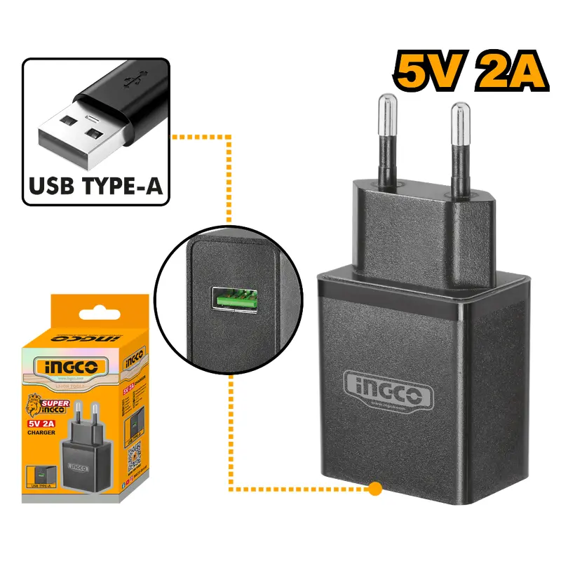 Ingco Charger 5V 2A | FCLI120502
