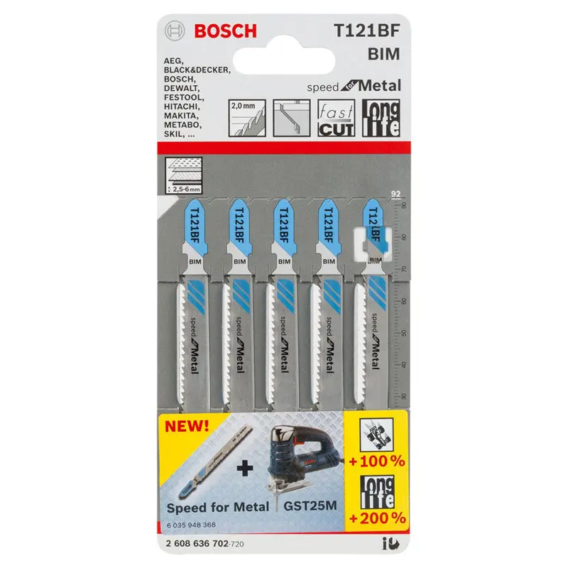 JSB Set T 121BF Speed for Metal 5pcs