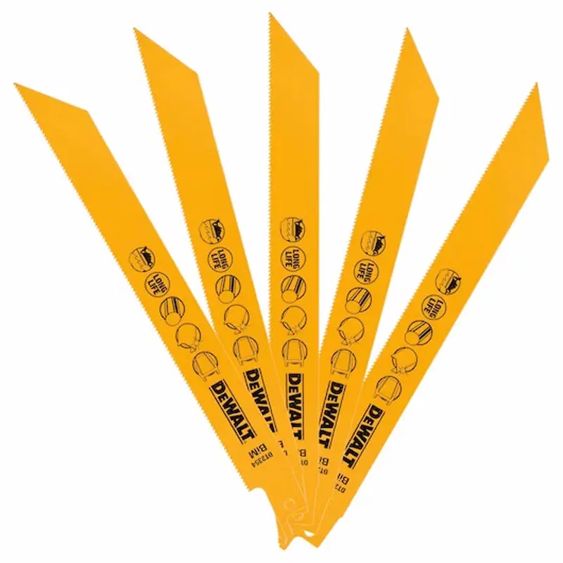 Reciprocating Saw blades - Bi-metal | 203mm - pack of 5